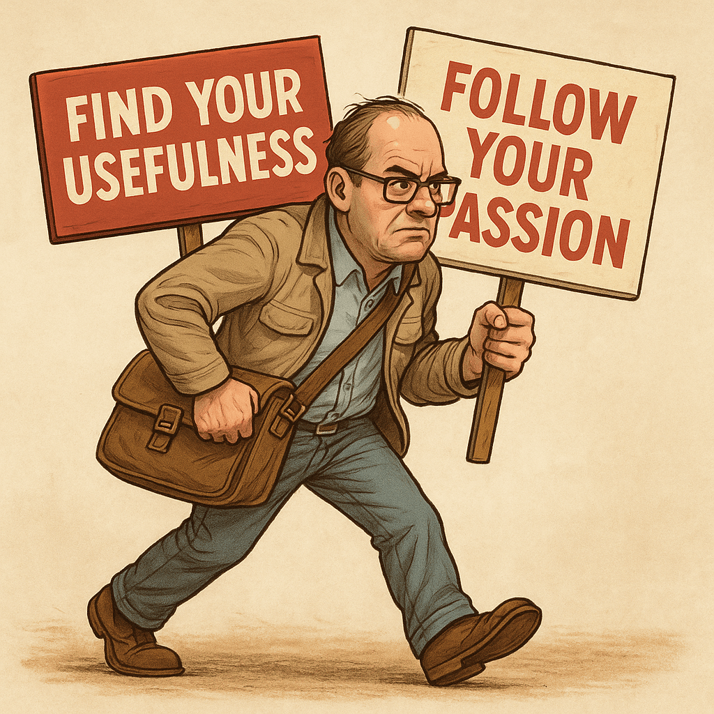 Passion Is a Scam: Find Your Usefulness Instead
