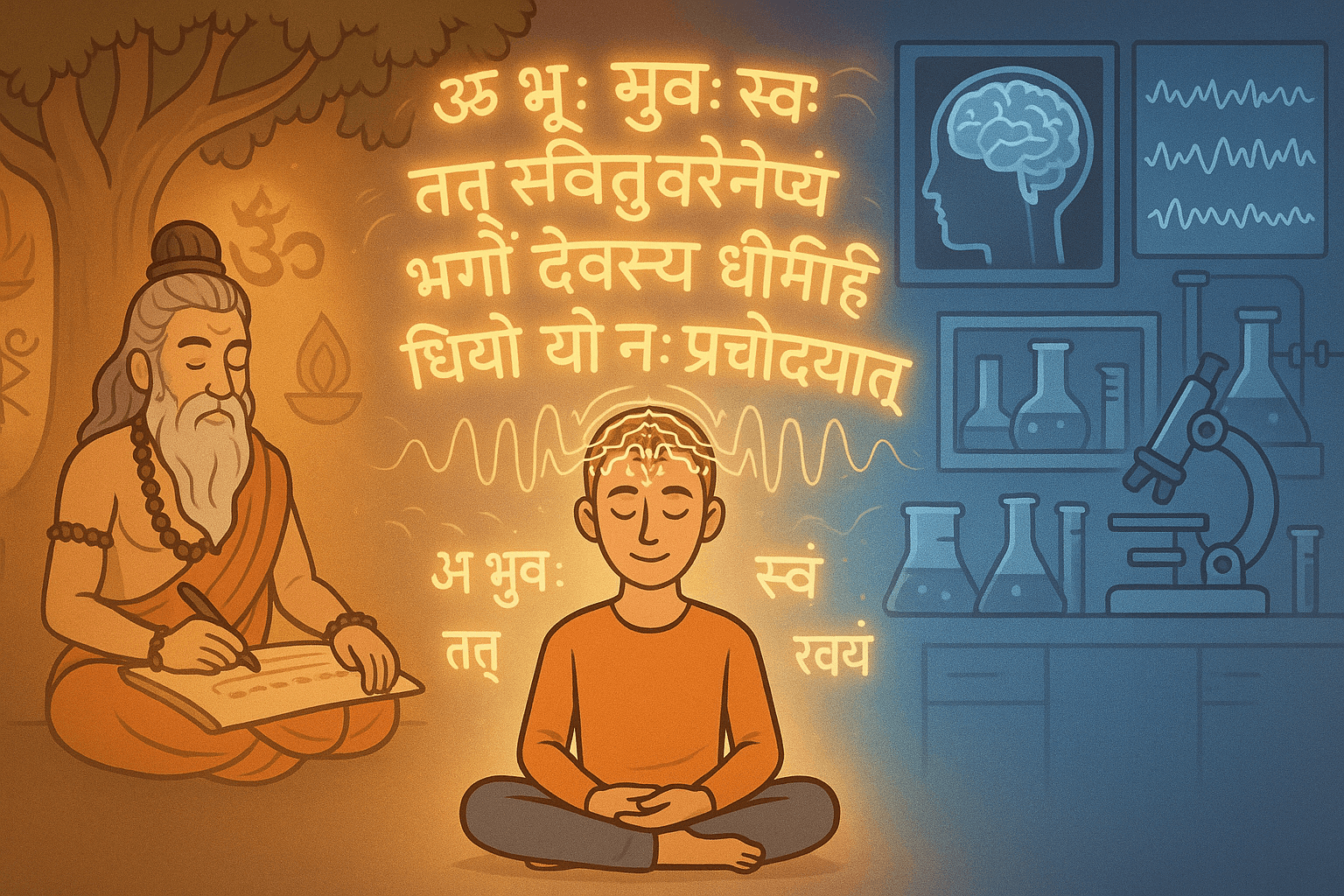 Meditation bridging ancient wisdom and modern neuroscience research